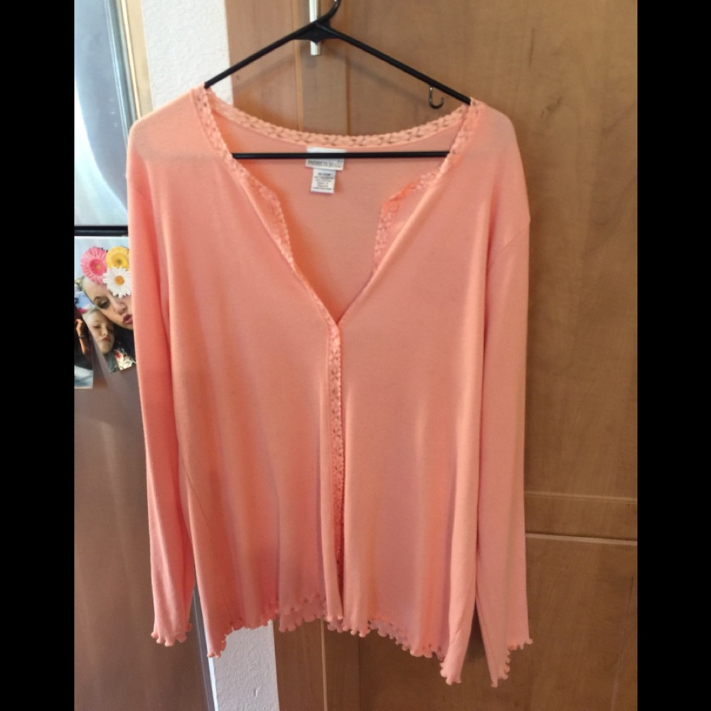 Long sleeve button up cardigan